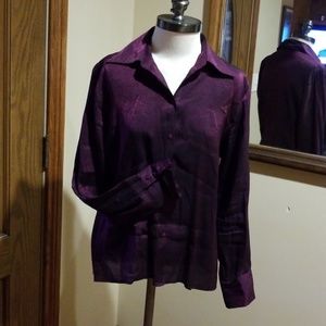 😎Purple ombre blouse